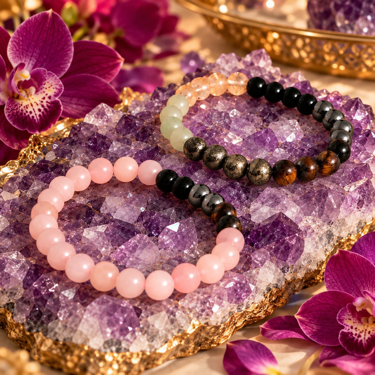 Good Luck & Love Protection Bracelet Combo - For Man & Woman
